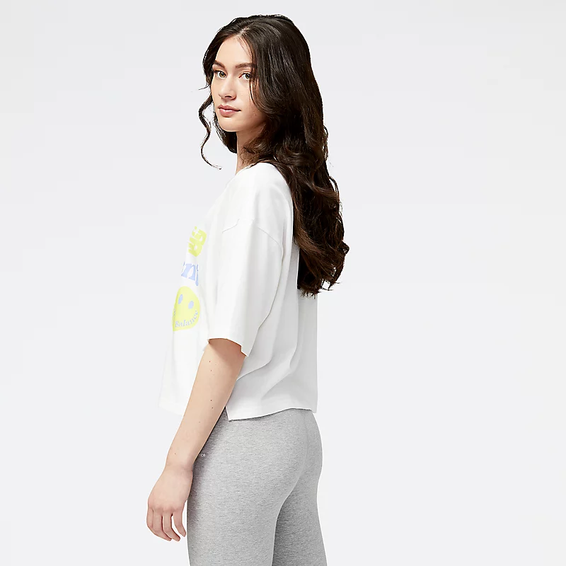 NB Essentials Endless Dayz Damen-T-Shirt – WEISS