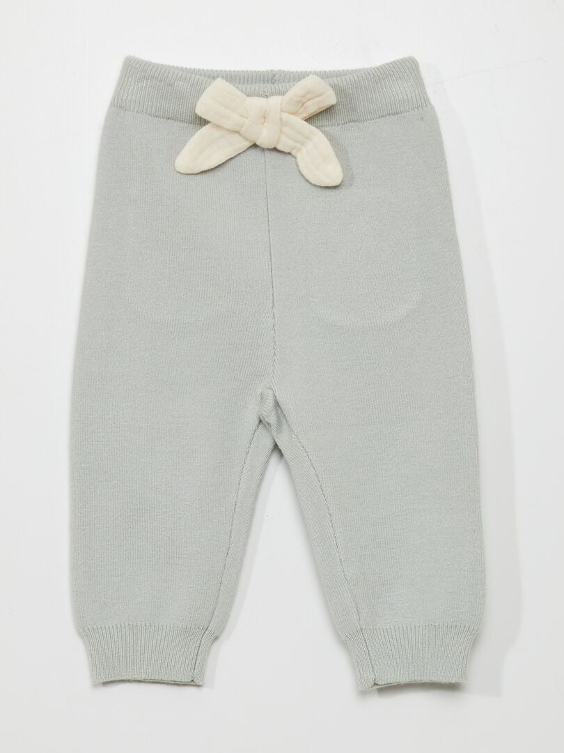 Leggings de punto - AZUL