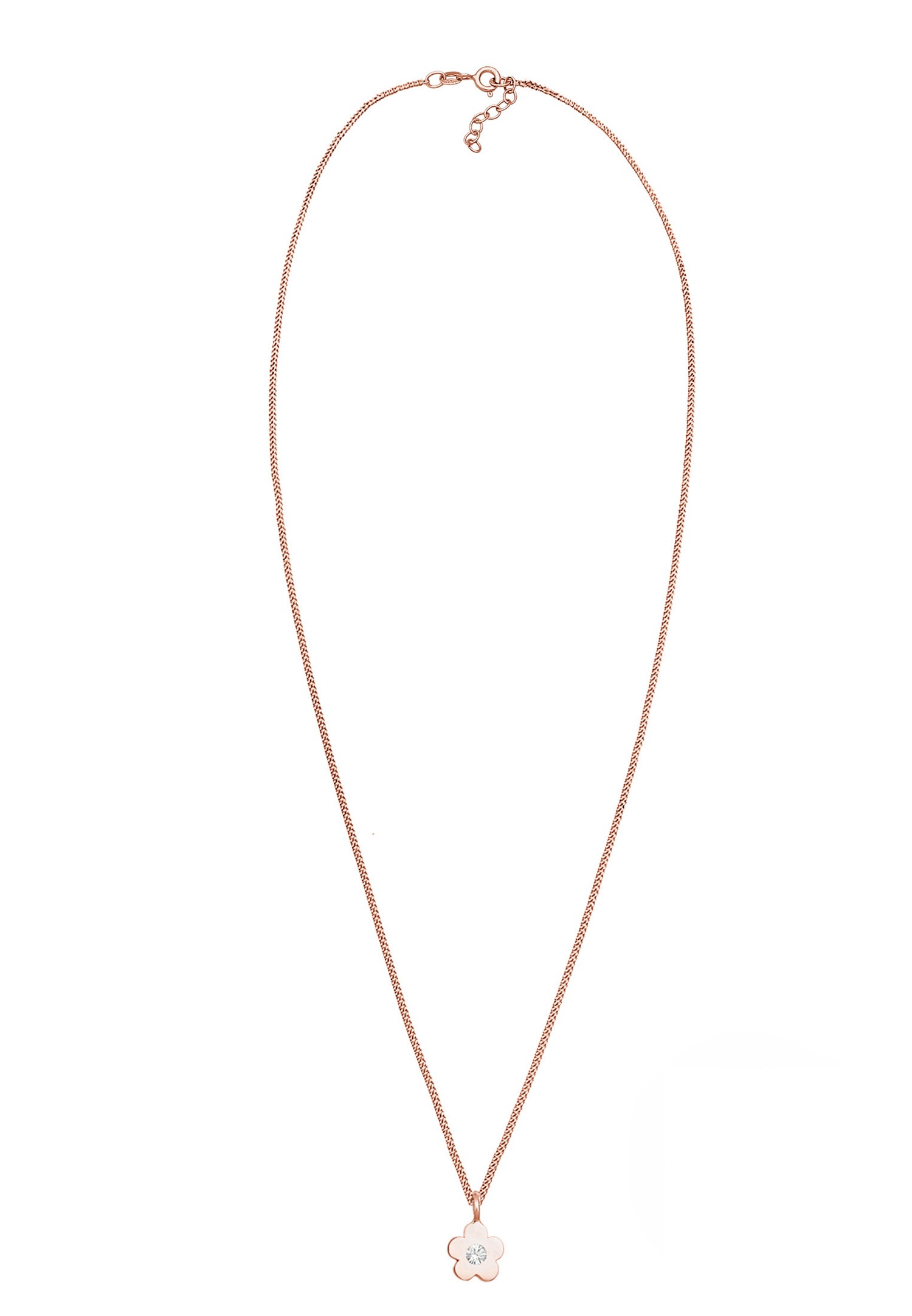 Elli Pendentif fleur d'enfant avec cristaux en 925/1000 argent massif