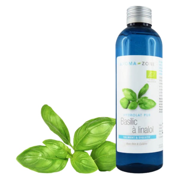 Organický hydrosol z bazalkového linaloolu