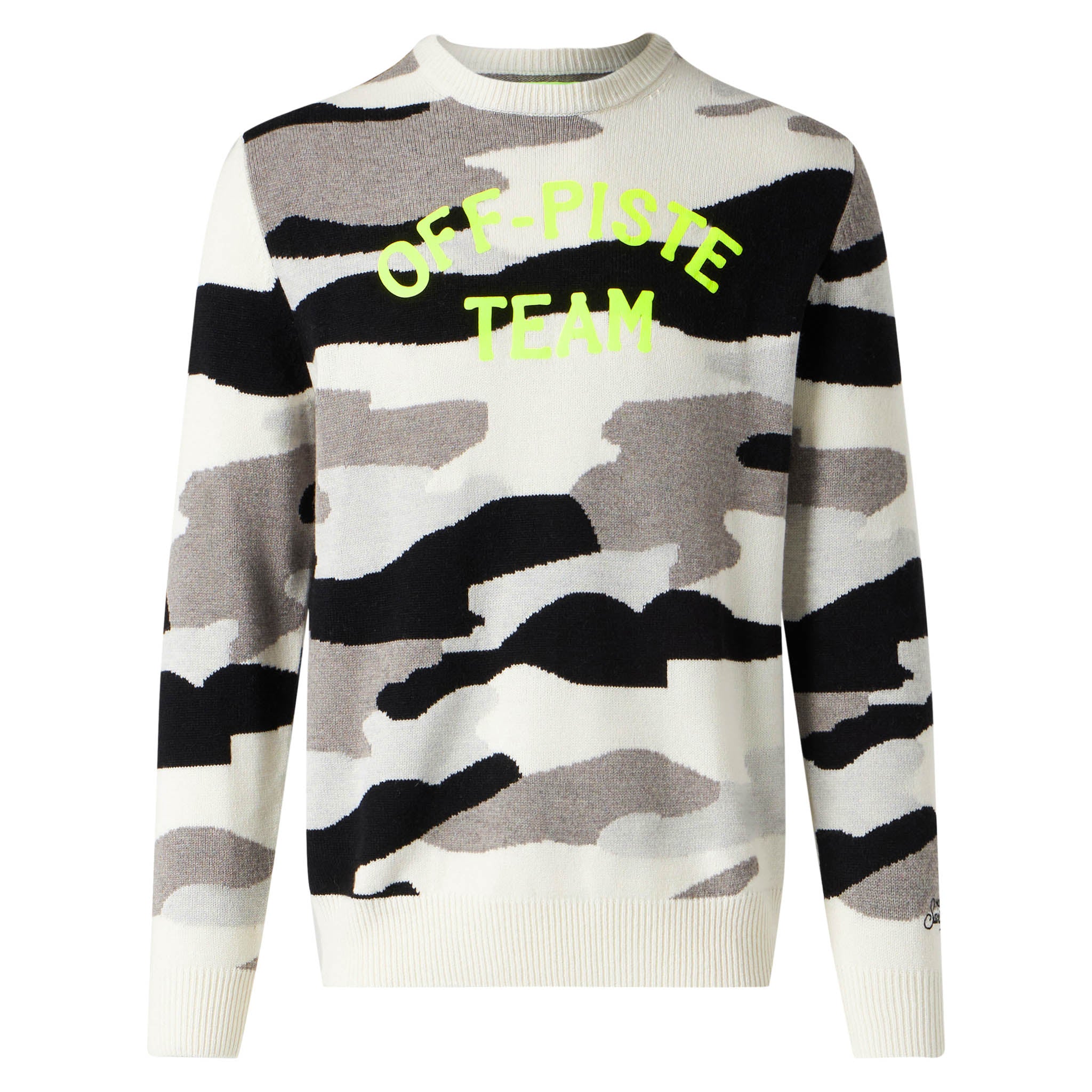 Off-piste Team herentrui met camouflageprint