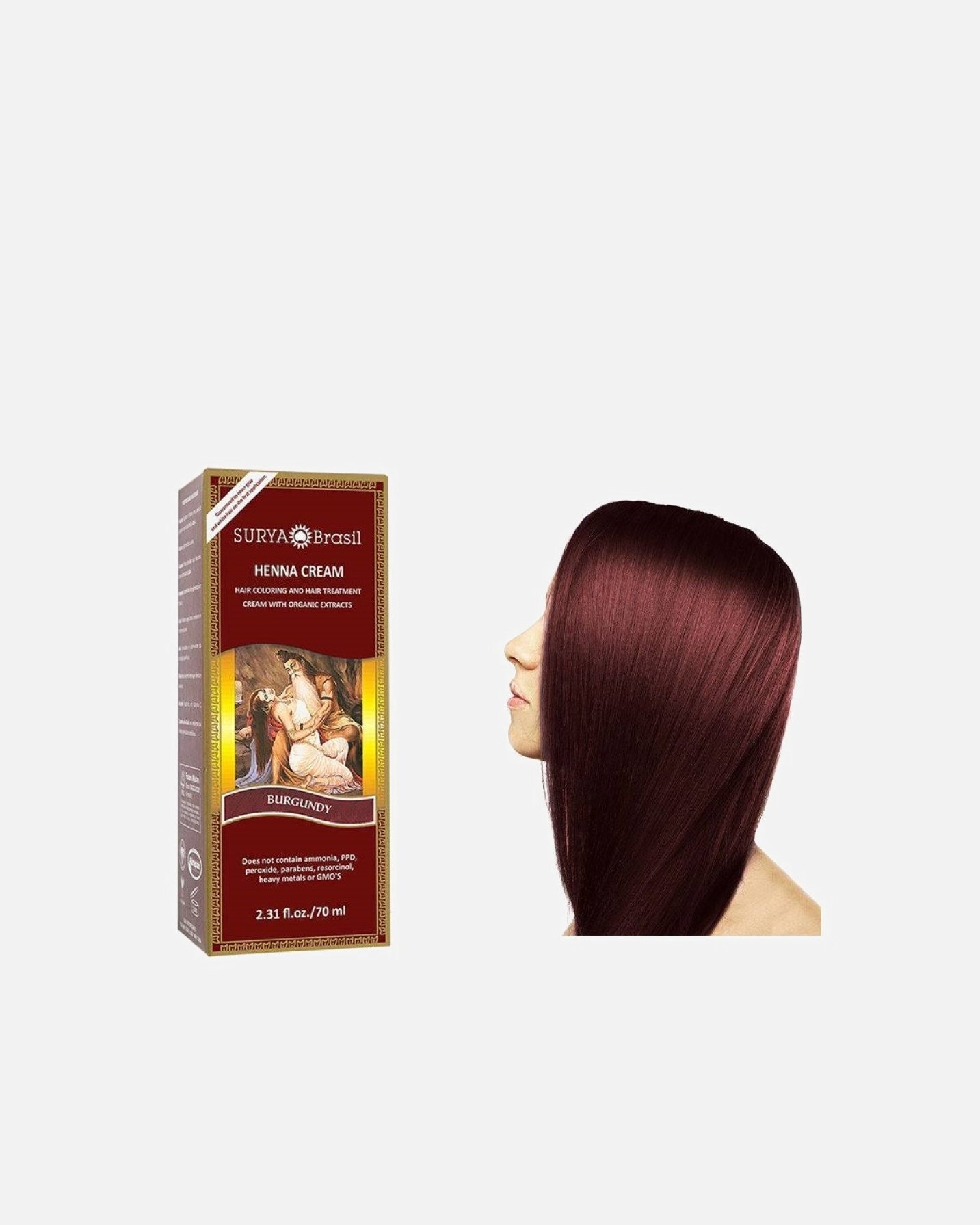Surya Brasil Haarfärbe-Henna-Creme – 70 ml
