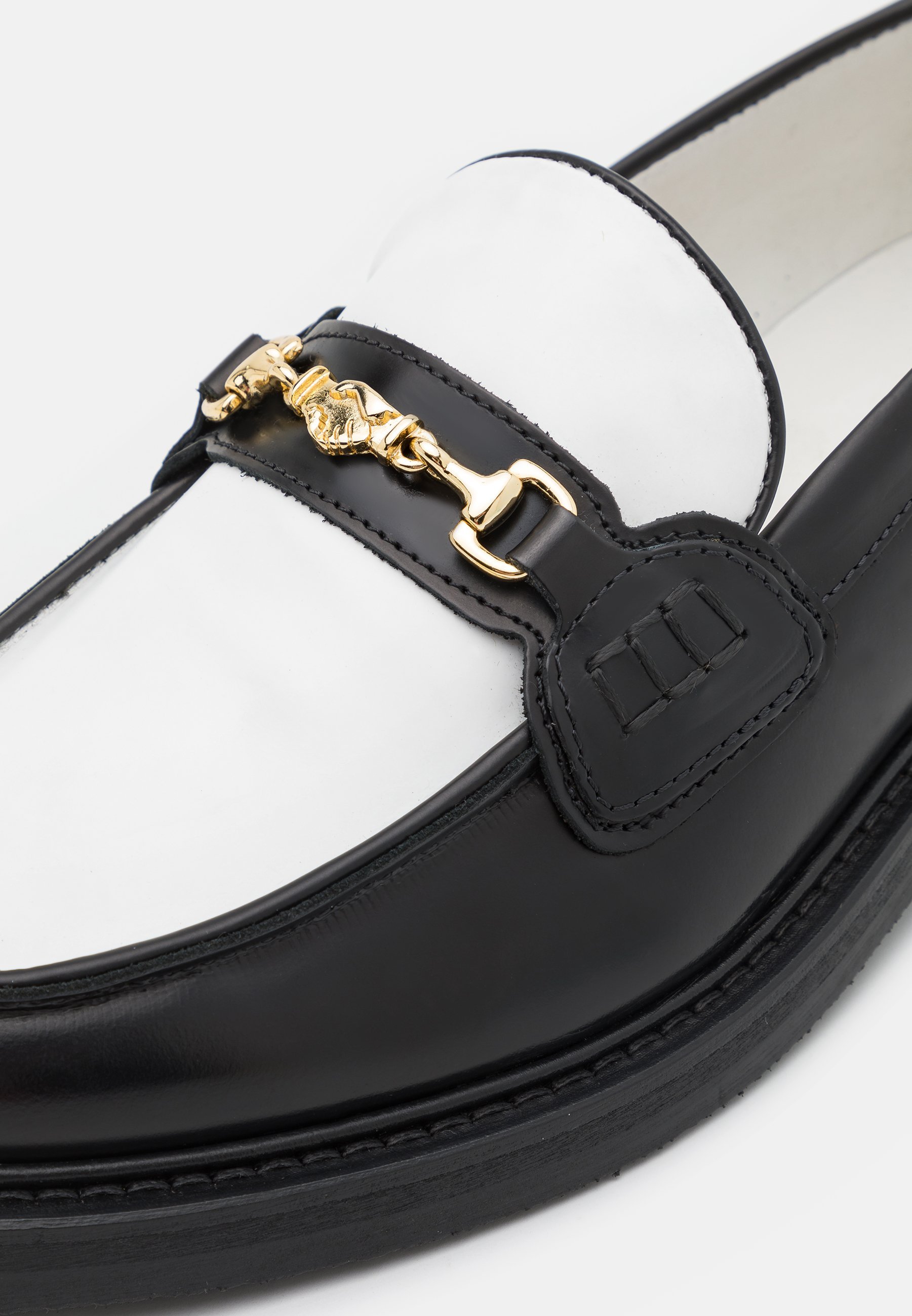 LOAFER POLIDO UNISEXE - Mocassins - blanc/noir
