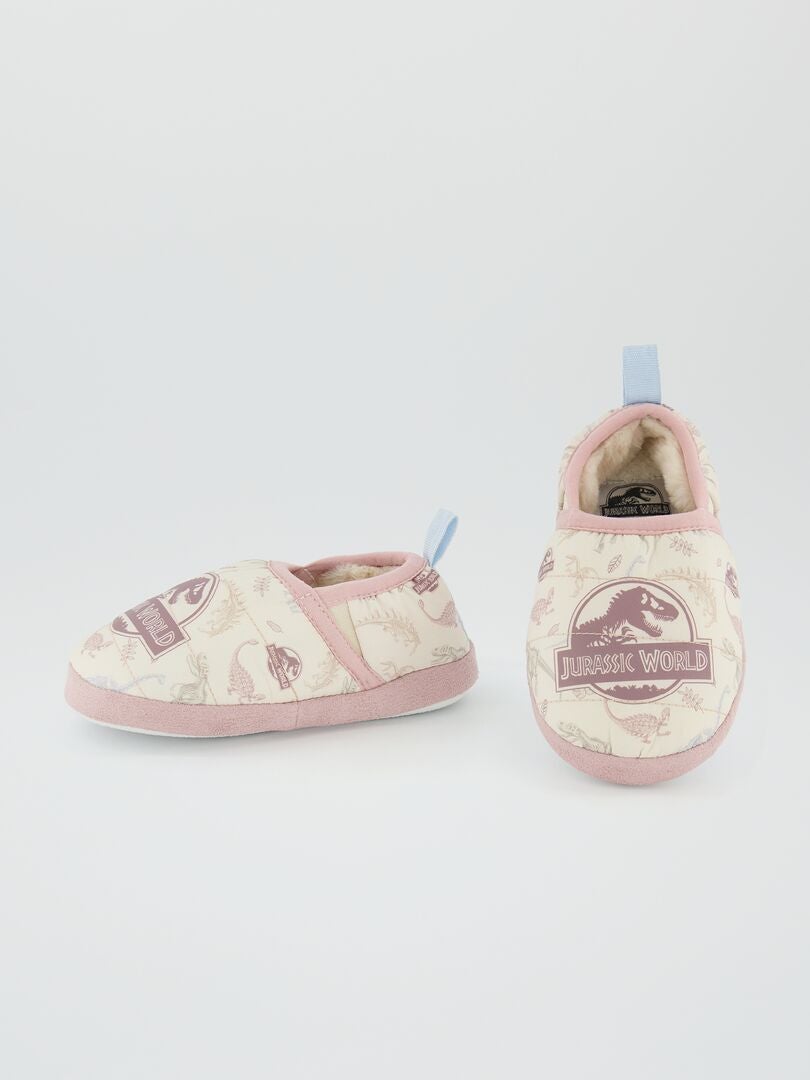 Pantuflas suaves de Jurassic World - BLANCAS
