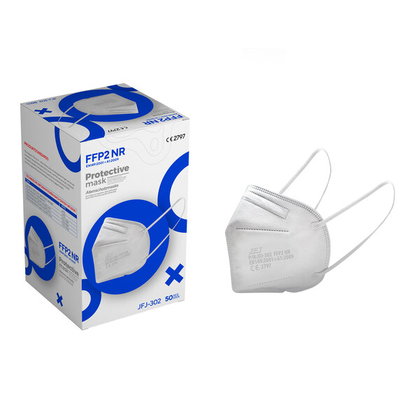 FFP2-masker, wit, verpakking van 50 stuks