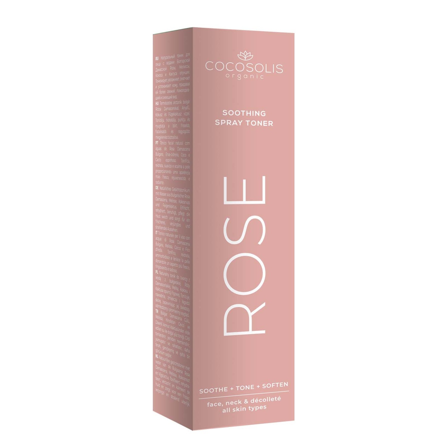 „Cocosolis“ rožių vandens veido purškiklis – 110 ml