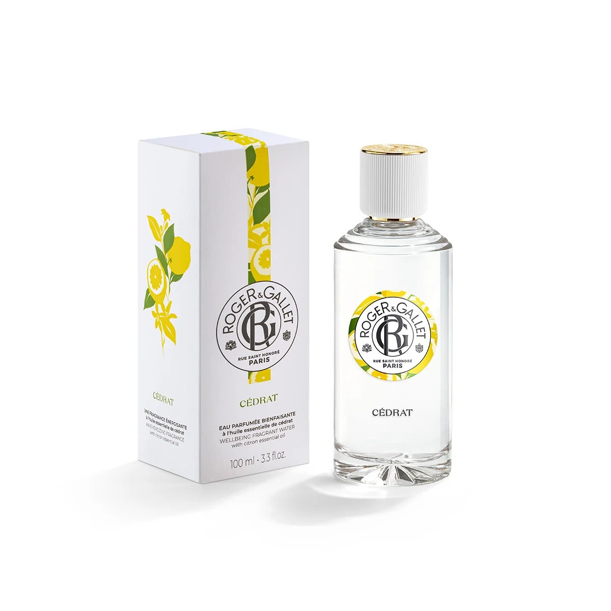ROGER & GALLET R&G Cedrat Eau Parfumée 100 ml Água perfumada do bem-estar