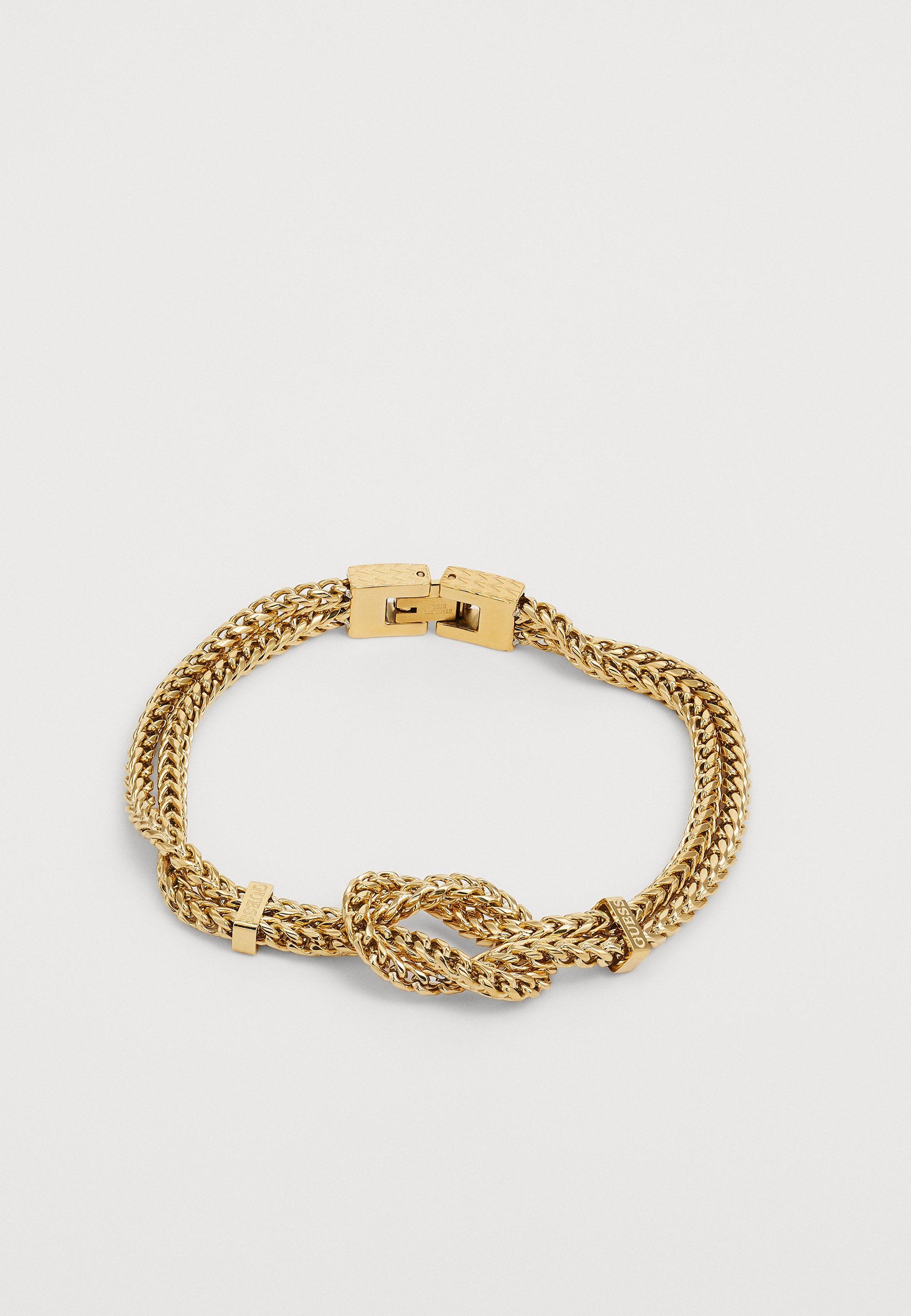 Guess zeemansknoop unisex armband - geelgoudkleurig