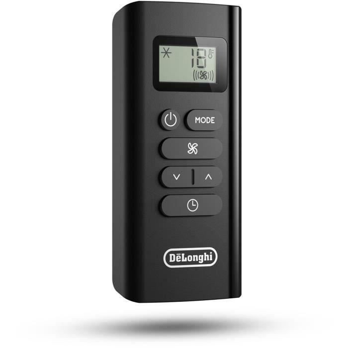 Aire acondicionado portátil DELONGHI PAC EM82K.1 - 2400 W - Ventilador y deshumidificador - 3 velocidades - Gas R290 - 9400 Btu/h