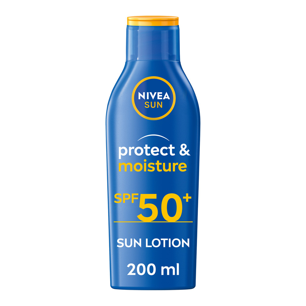 Loțiune solară Protect & Moisture SPF50+ 200 ml - NIVEA