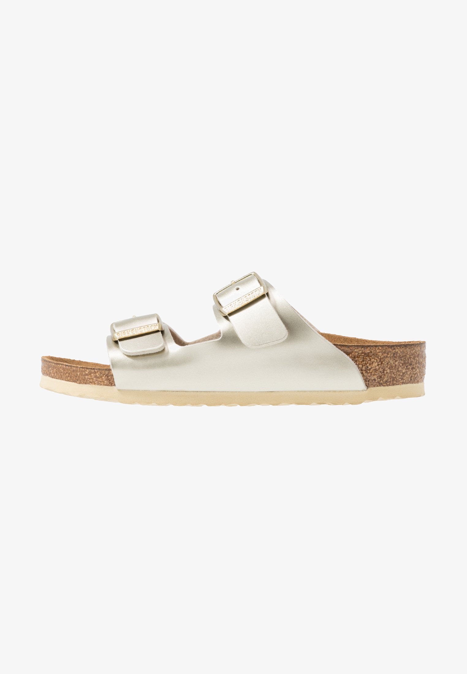 Birkenstock ARIZONA - Chinelos - dourado metálico elétrico
