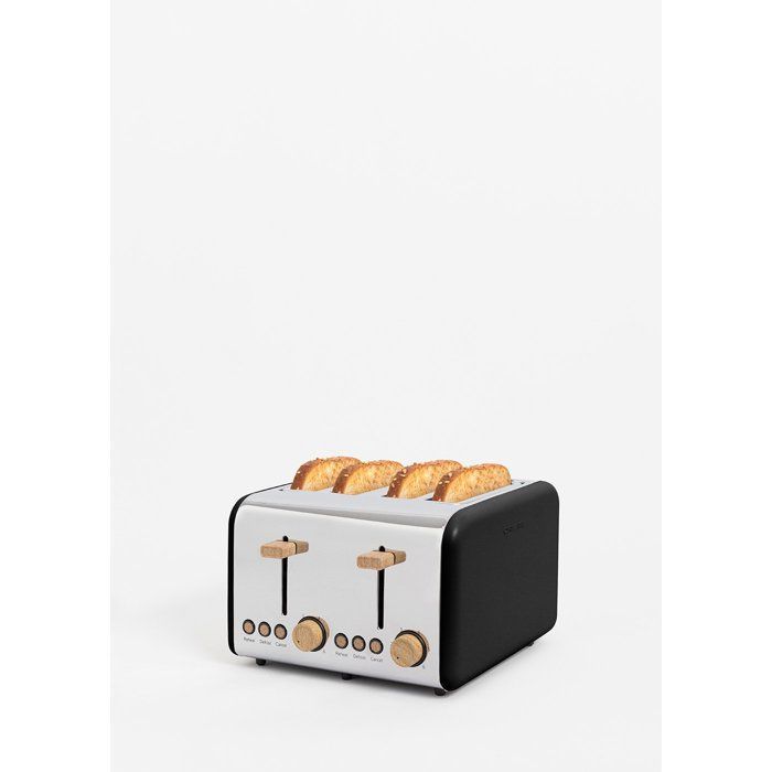 Grille-pain - Create - TOAST RETRO - 1500W - Fentes larges - Style rétro