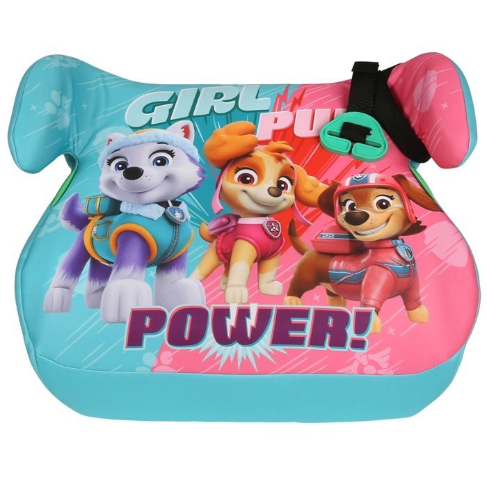 Silla infantil Paw Patrol, silla de coche, soporte para niñas de 15 a 36 kg, 125 a 150 cm