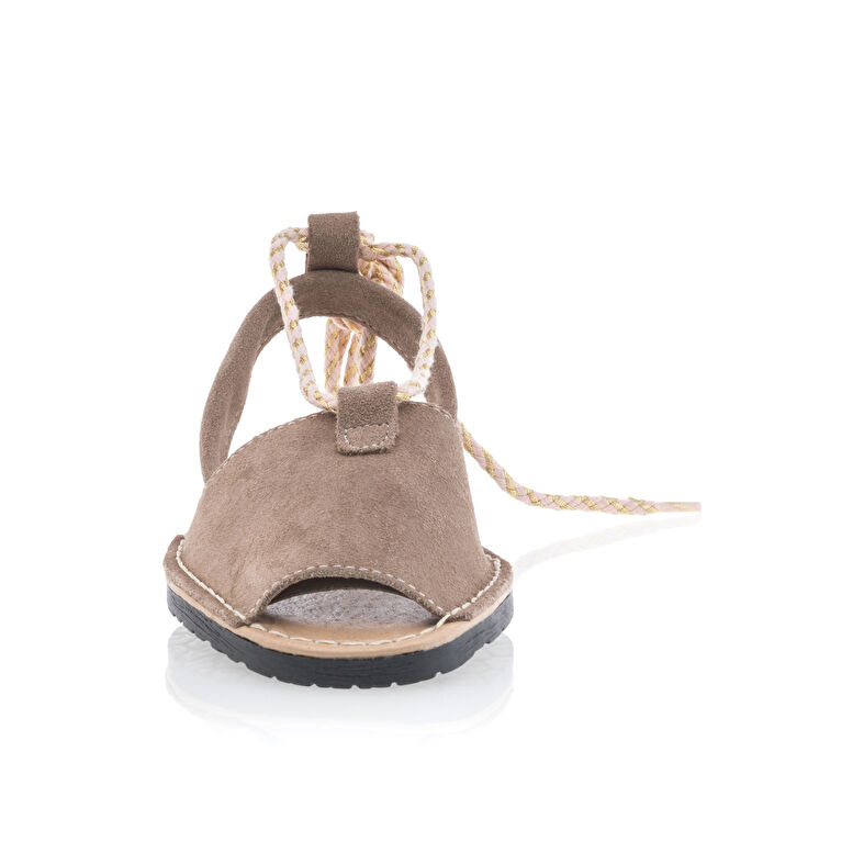 Brune sandaler / sko med åpen tå til dame
