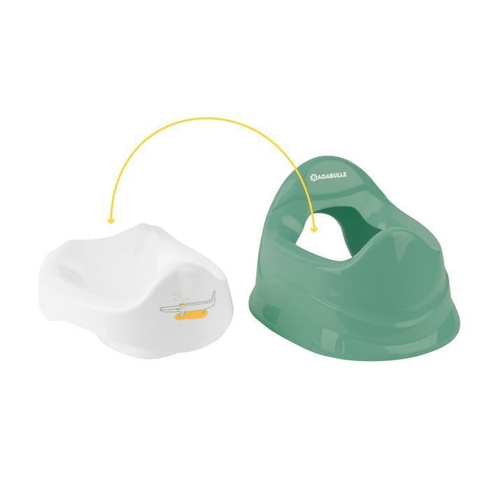 Vasino da addestramento Badabulle con ciotola rimovibile, sedile antiscivolo ed ergonomico.