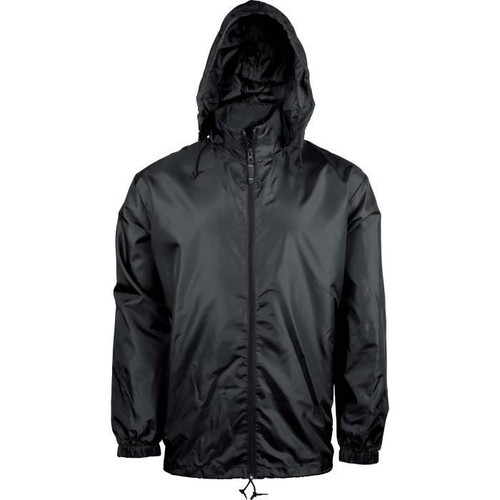 Kariban Junior Giacca a vento sfoderata - Nera - Bambino - Multisport - Ragazzo