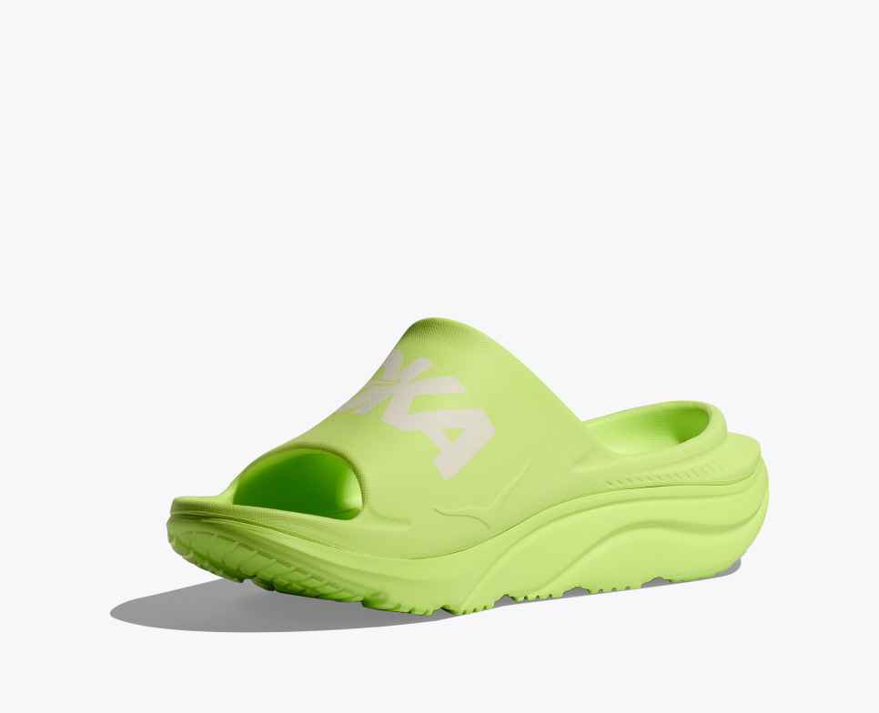 HOKA Ciabatte Ora Athletic Lattuga / Bianco