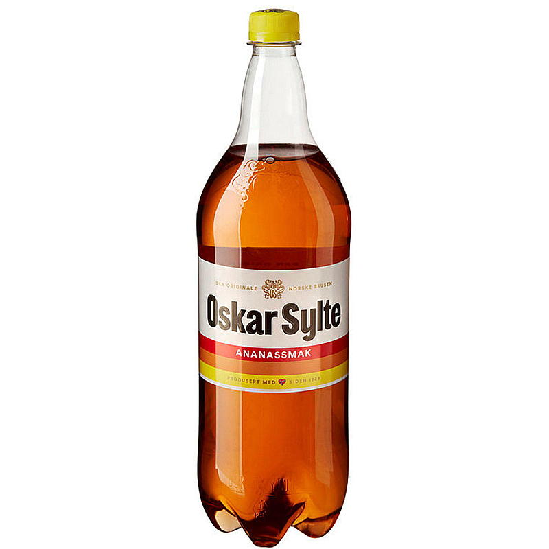 Oscar Sylte Ananasfrisdrank 1,5 l, Oskar Sylte