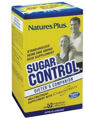 NATURES PLUS Suikercontrole 60 capsules