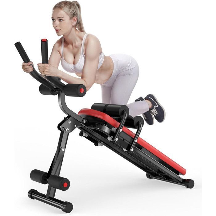 Foldable Abdominal Trainer - Dskeuzeew Fitness Equipment, Max Load 150 kg - 5 Minute Shaper - Family Fitness Equipment