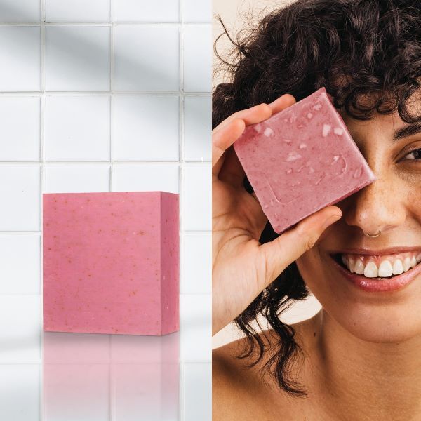 Sapone detergente viso alla rosa skinChemists n. 80, 100 g