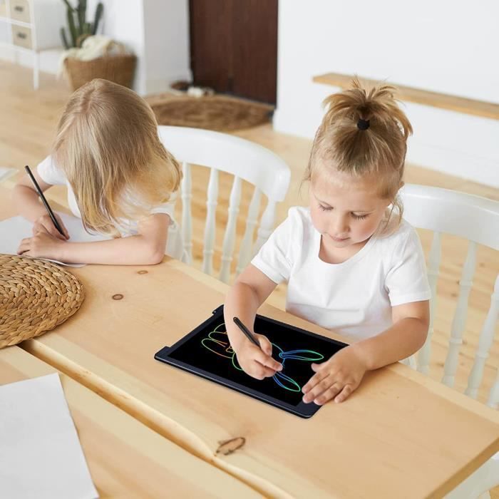 Tablette Dessin Enfant colorée multifonction de 12 pouces - L'écran de la tablette LCD est coloré et utilise la dernière technologie