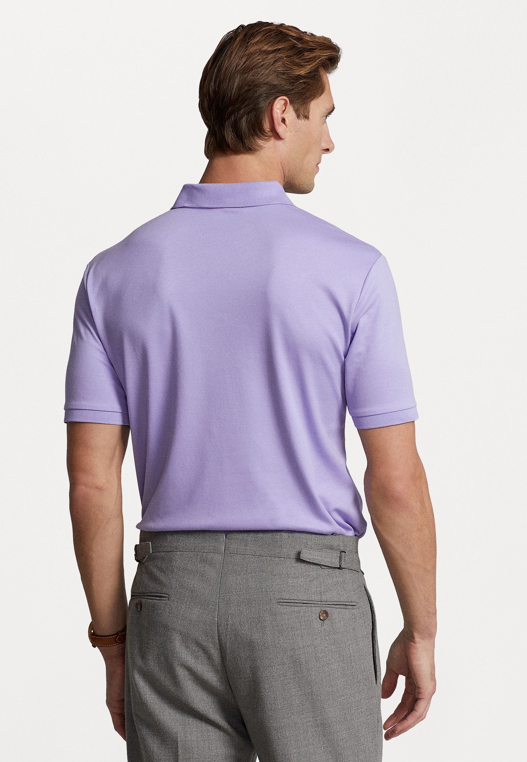 Polo Ralph Lauren CUSTOM SLIM FIT POLO SHIRT IN MORBIDO COTONE - Polo shirt - azzurro lavanda