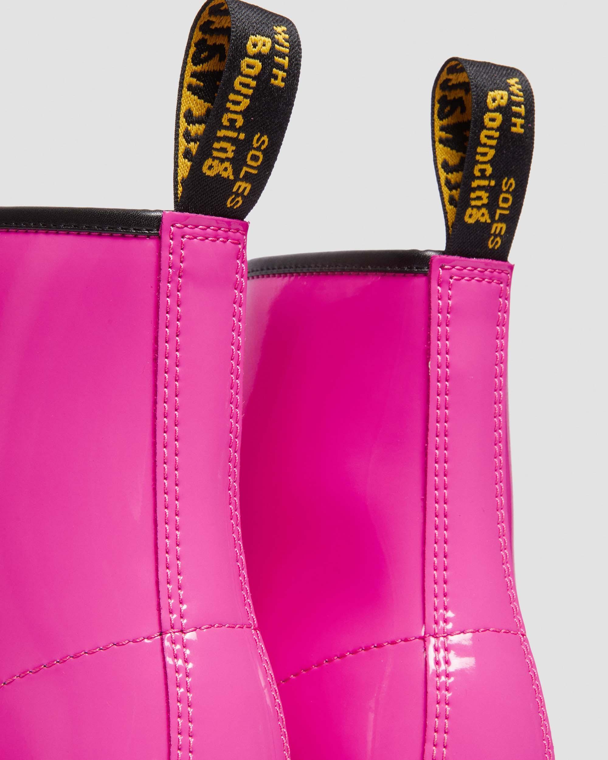 1460 Women's Patent Leather Lace Up Boots