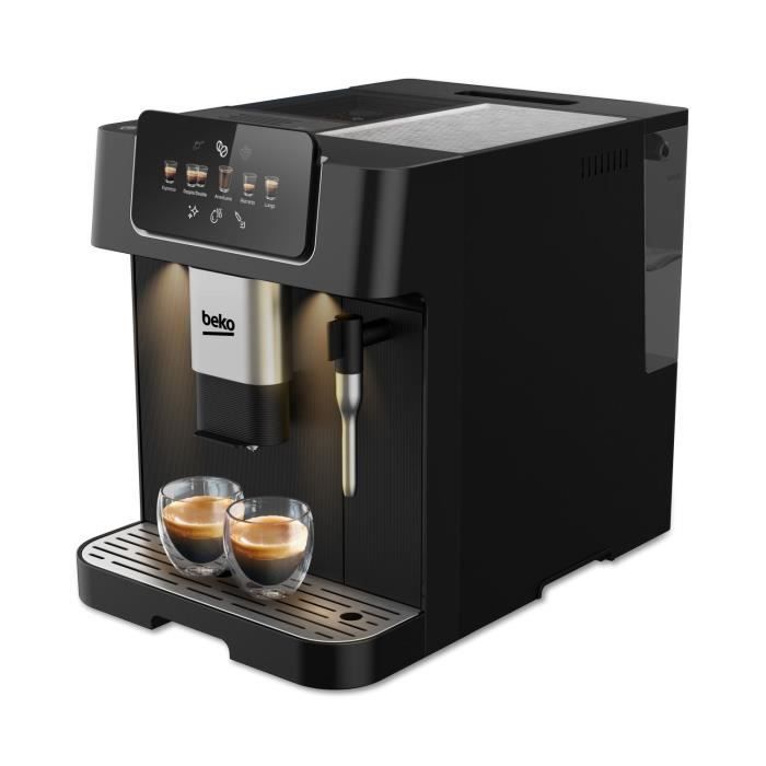 Macchina da caffè con macinacaffè - BEKO - CEG7302B - 1350 W - 19 bar - Nero