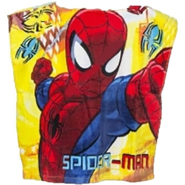 Poncho de terciopelo de Marvel Los Vengadores, toalla de playa/baño, Spiderman