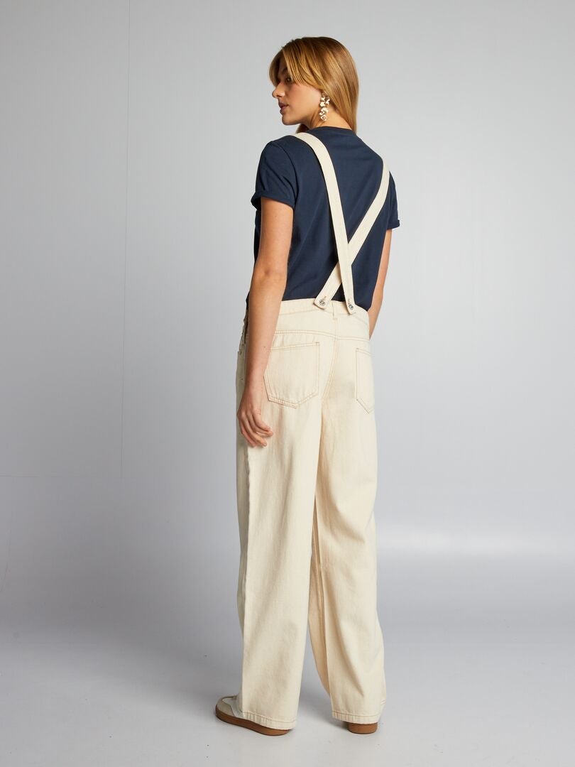 Spijkeroveralls - BEIGE