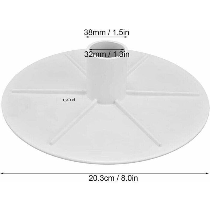 Placa de vacío para piscina, prácticos accesorios para skimmer y piscinas.