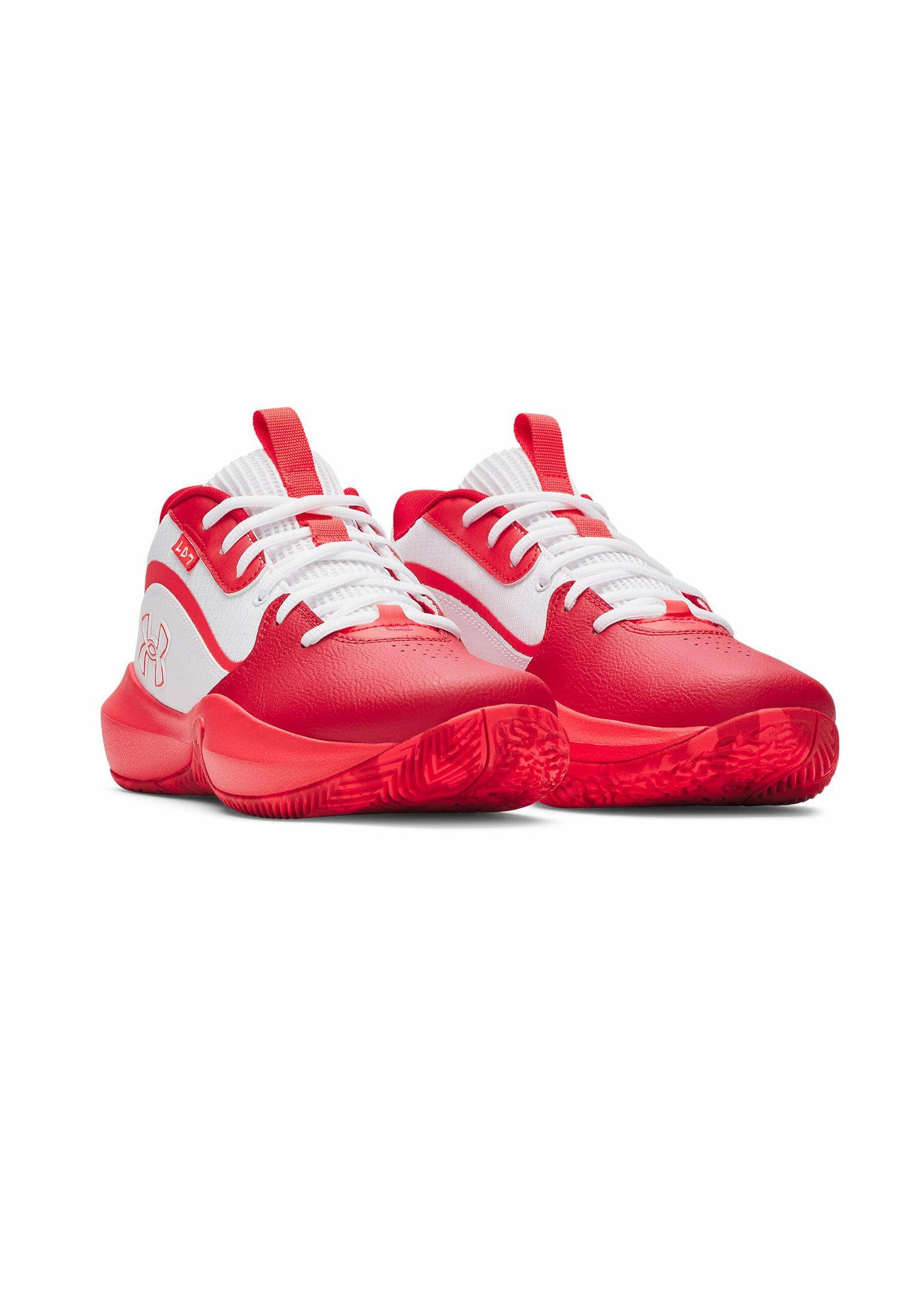 Under Armour LOCKDOWN 7 - Basketbalschoenen - wit