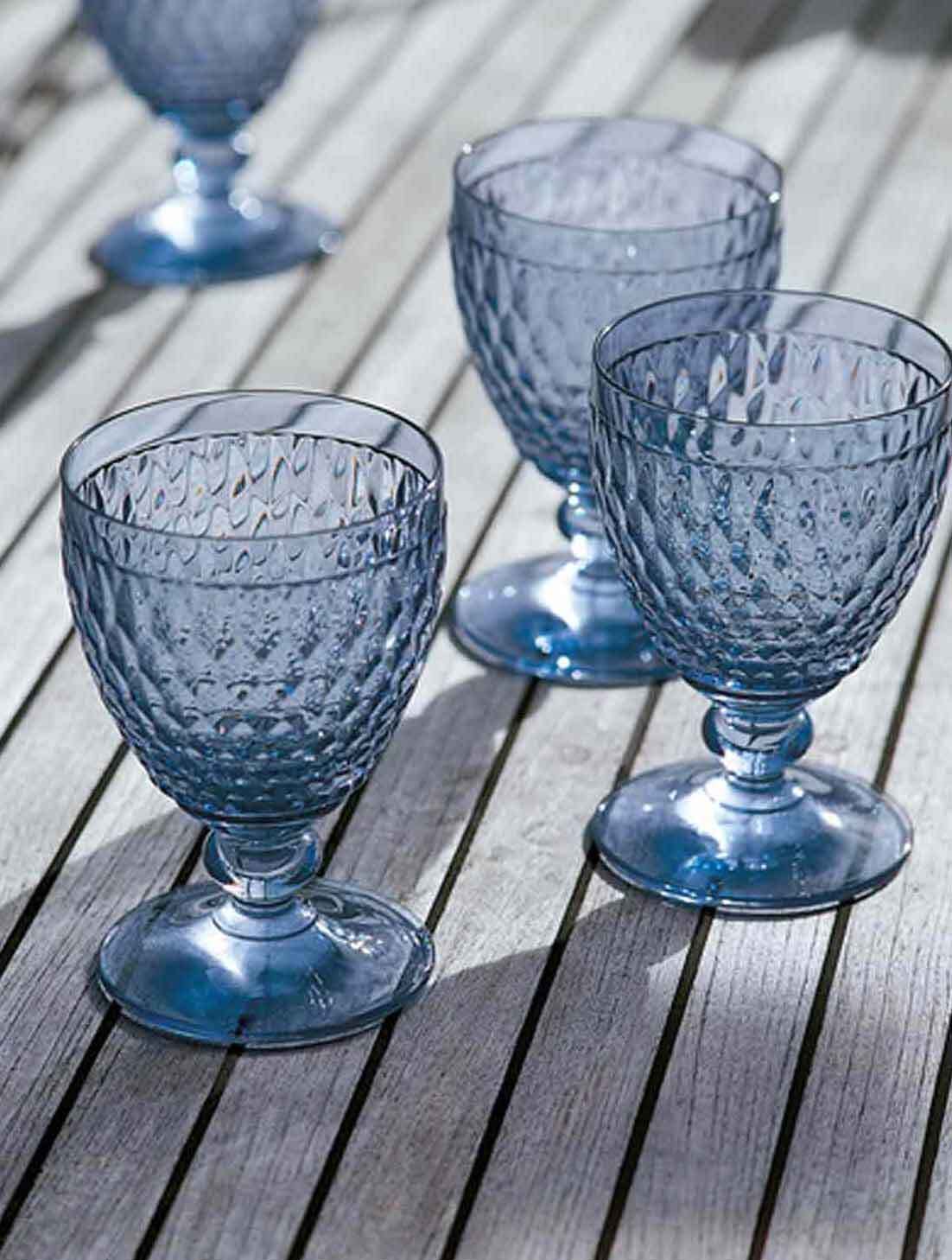 Villeroy & Boch ūdens glāze, zila, Bostonas krāsa - 1 gab.