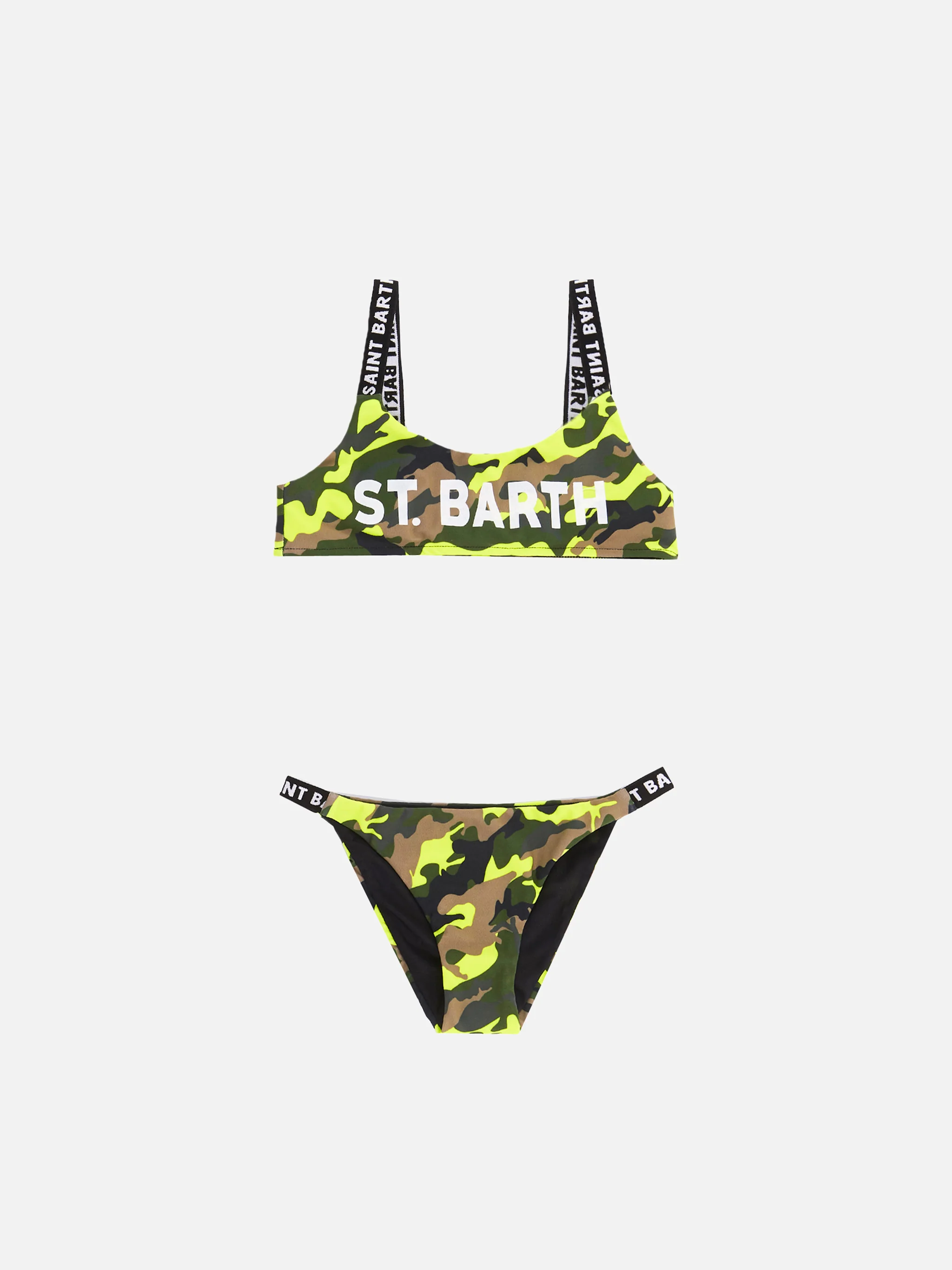 Bikini met camouflageprint voor meisjes