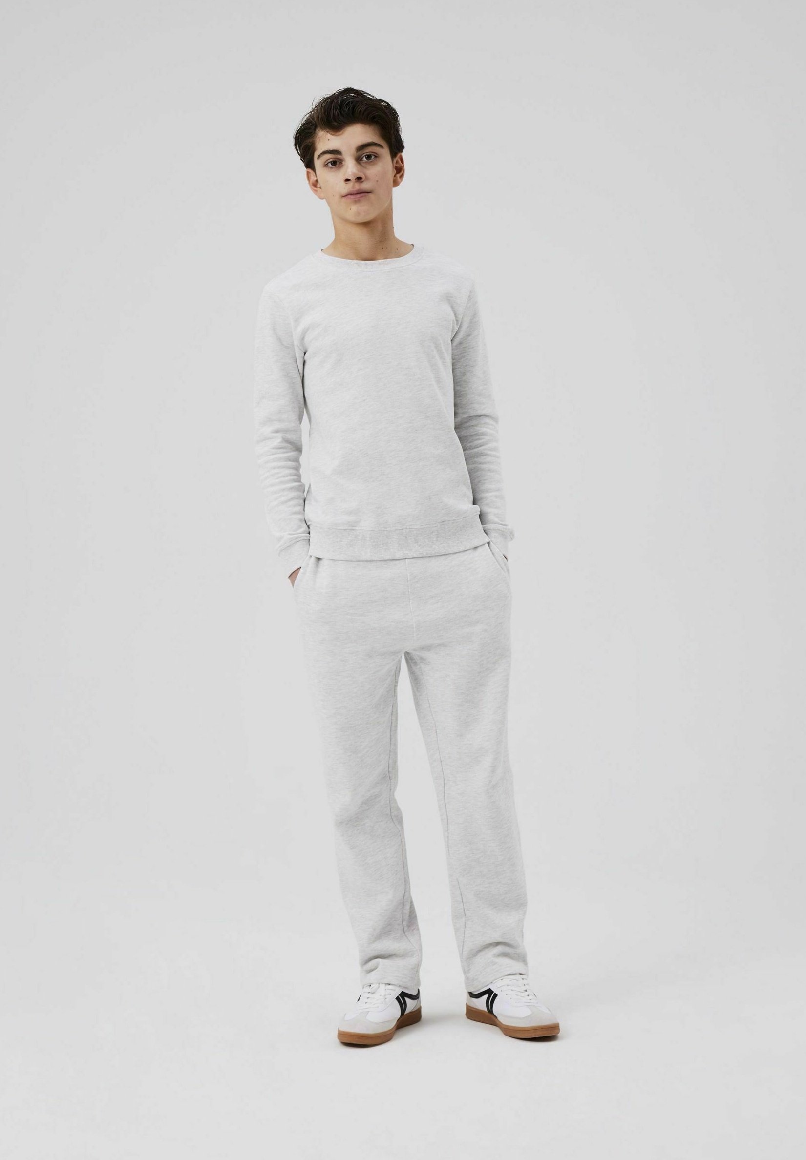 LMTD STRAIGHT FIT - Pantaloni della tuta - grigio chiaro mélange
