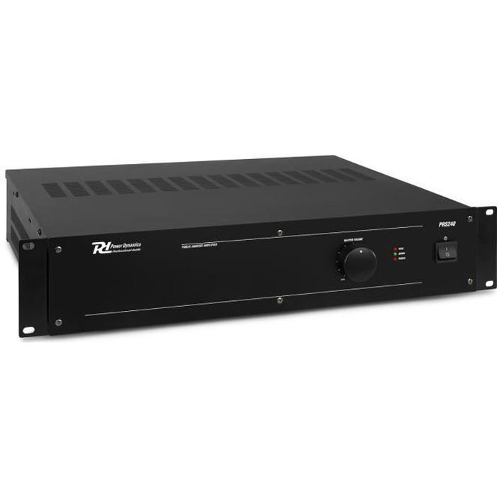 Power Dynamics PRS240 - Boost Amplifier, 240 Watts, 100 Volts