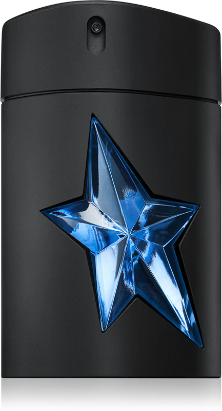 Frasco de borracha recarregável Mugler A*Men Eau de Toilette para homem