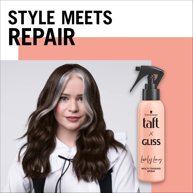 Schwarzkopf Taft x Gliss multifunctionele haarspray tegen hoge temperaturen