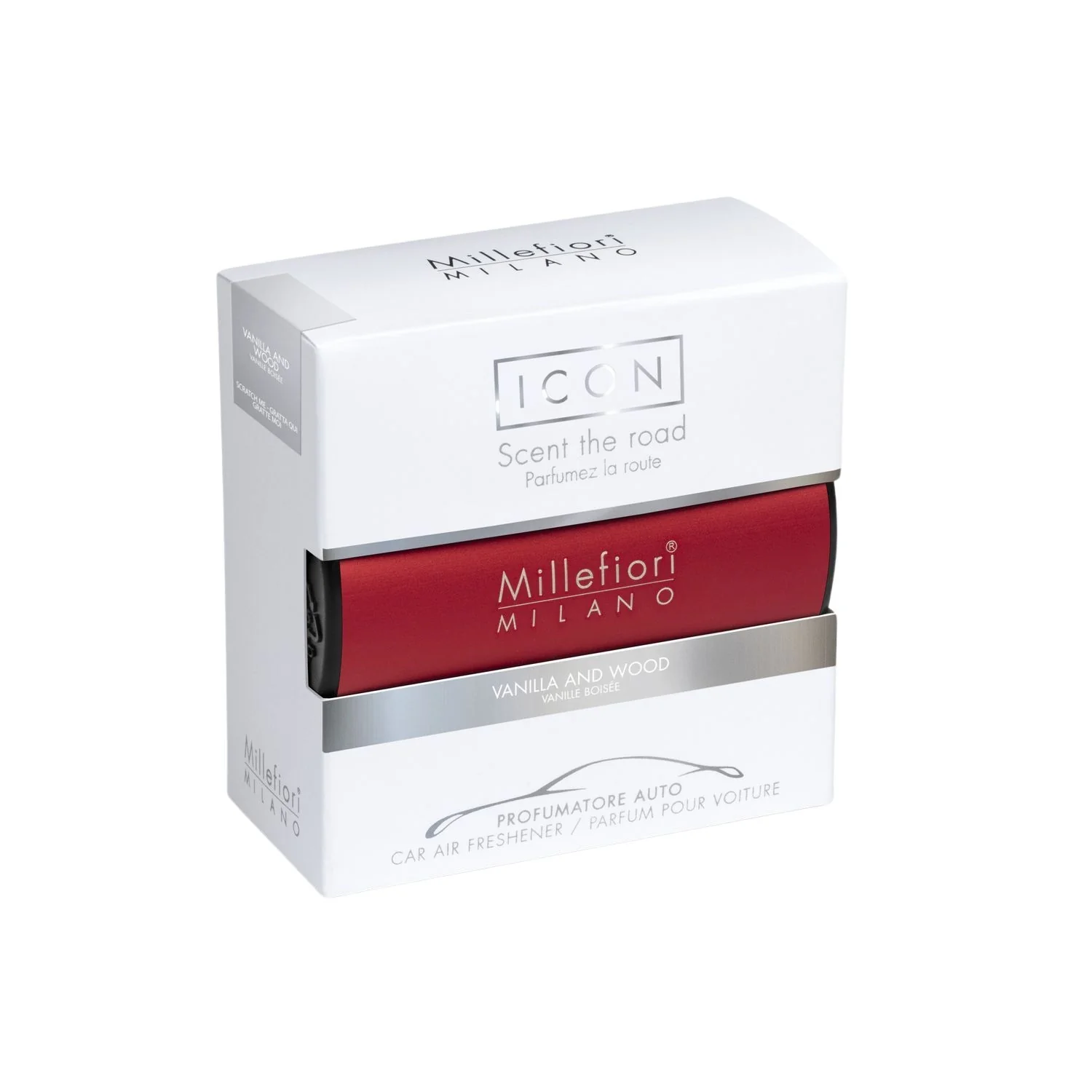 Car Air Freshener Icon Vanilla & Wood - Classic - Profumo per Automobile