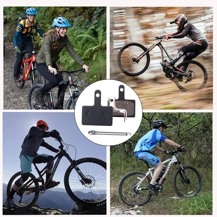 TRP Tektro Brake Pads - Resin - 4 Pairs - Compatible with Shimano Deore - Mountain Bikes