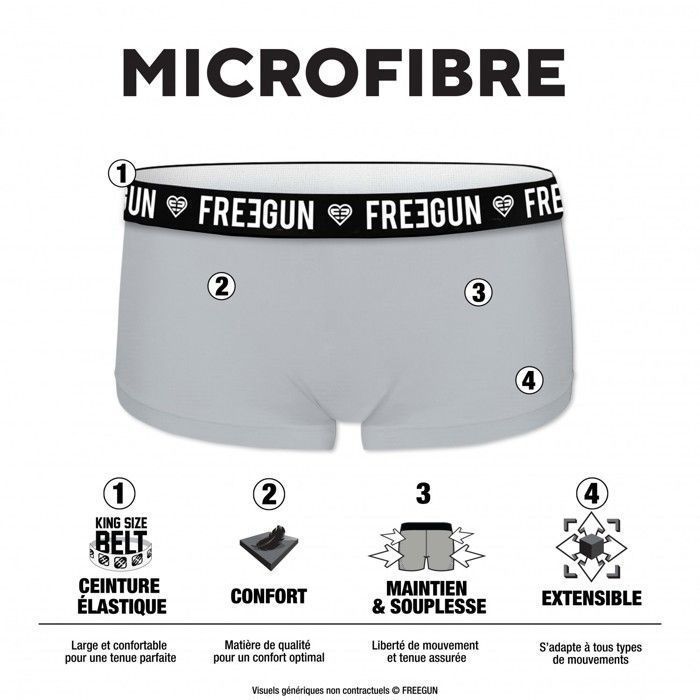 Confezione da 3 panni in microfibra Freegun Shortys Surprise per ragazze