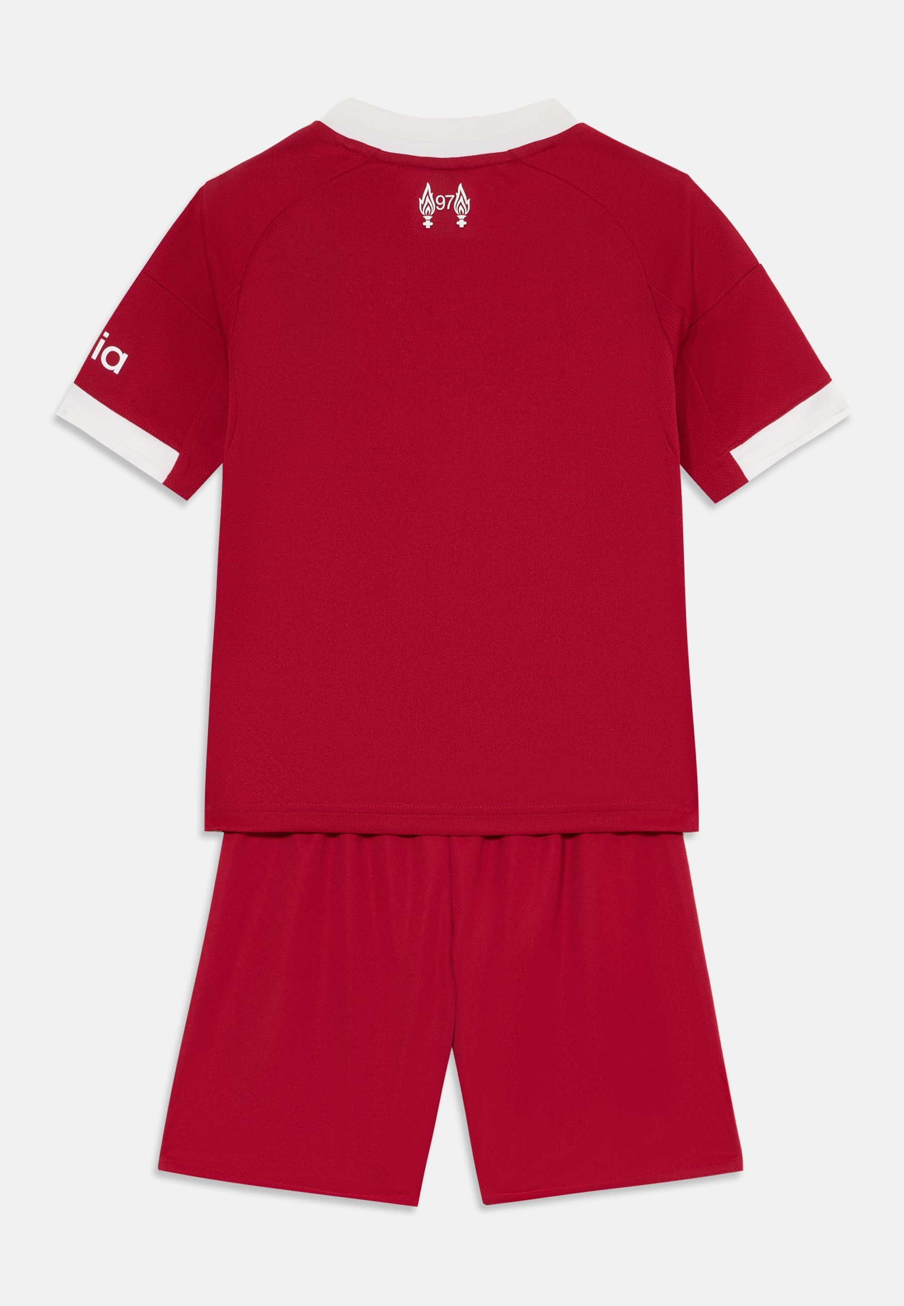 adidas Performance LIVERPOOL FC 25/26 MINI KIT DOMICILE ENFANT - T-shirt de sport - rouge fraise
