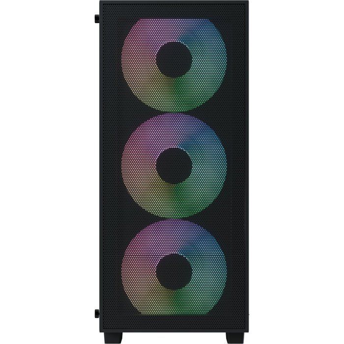 Case per PC (senza alimentatore) - AEROCOOL B509A Flow - ACCM-BD02063.11 - Mid-tower - Fattore di forma ATX - Nero