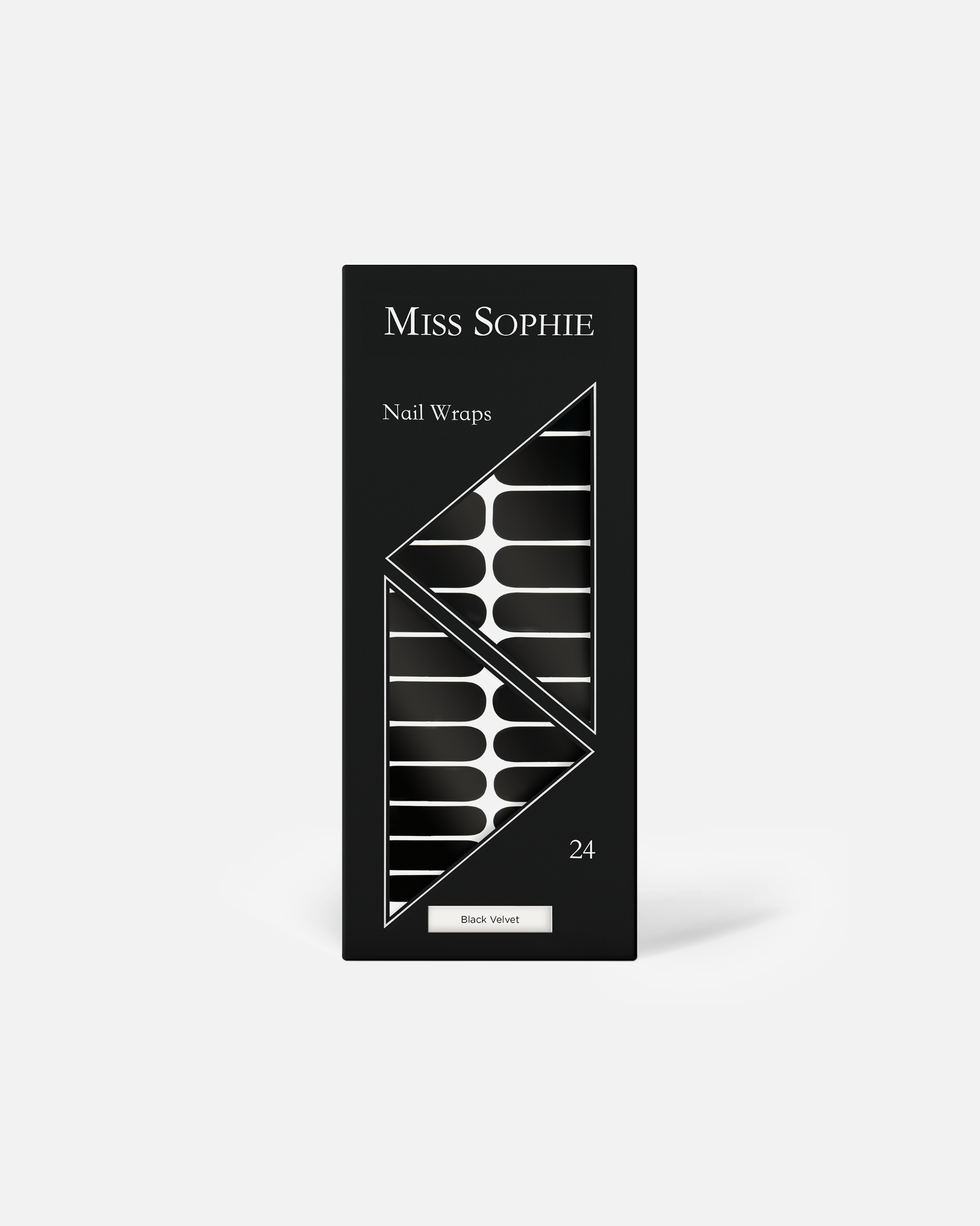 Diseño de uñas Miss Sophie Black Velvet – 1 pieza