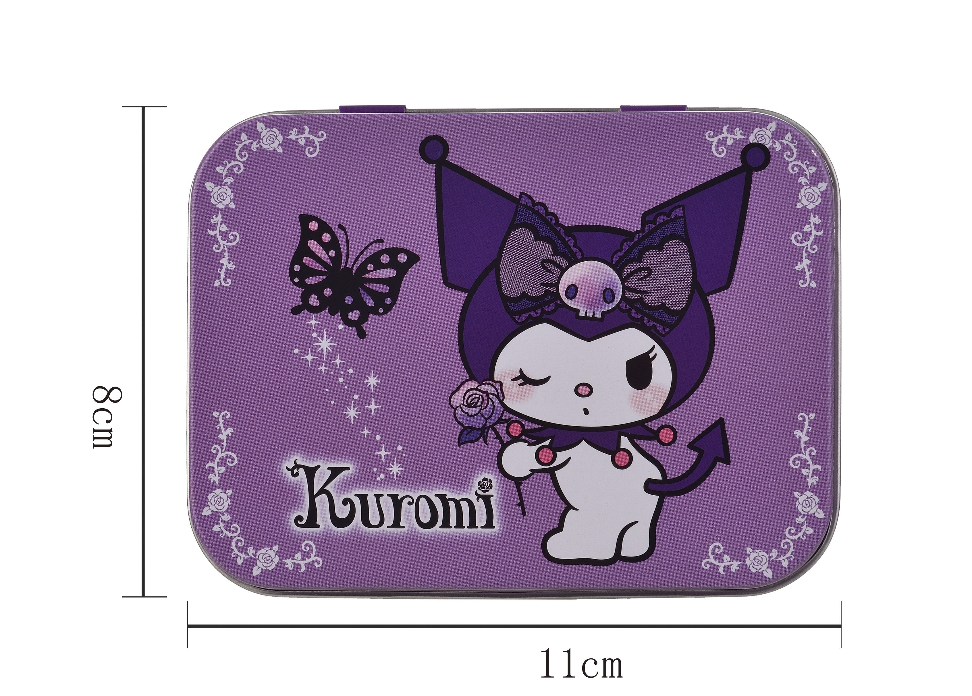 Škatla za preoblačenje za dojenčke Hello Kitty Kuromi z bleščicami Orodja in dodatki