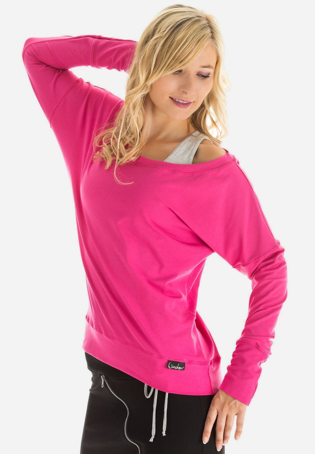 Sweat-shirt à manches longues Winshape - rose