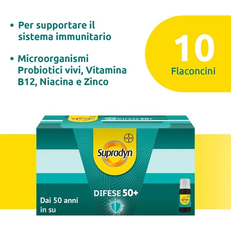Supradyn Supradyn Defenses 50+ - Suplemento multivitamínico - 10 frascos