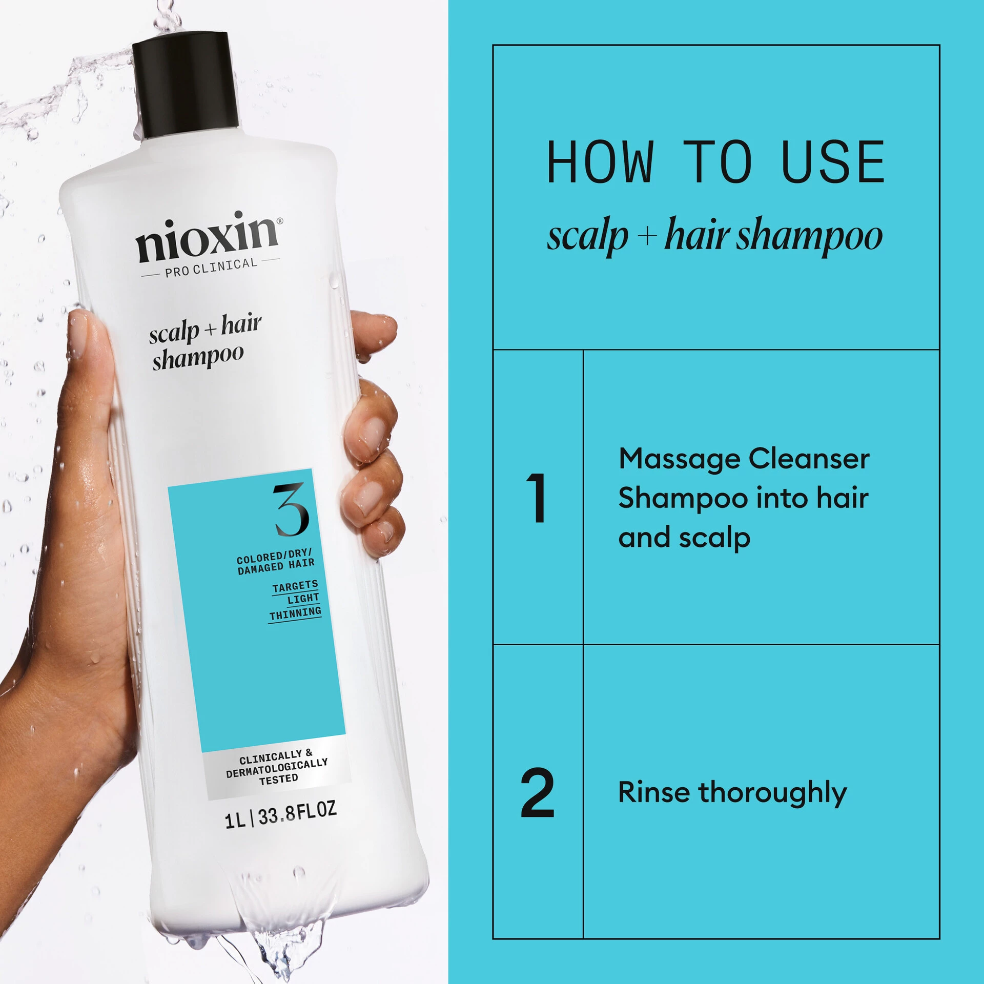System 3 šampon 1000 ml - Nioxin