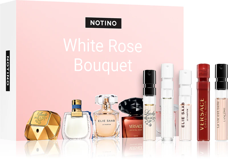 Beauty Discovery Box Notino Conjunto Buquê de Rosas Brancas para Mulheres